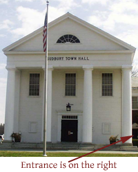 Sudbury Town Hall, 322 Concord Road